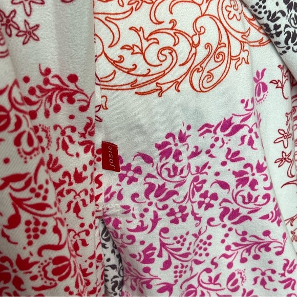 Josie Pajama Set Long Sleeve Top Pants Floral Print Loungewear Sleepwear Size XL - Picture 5 of 12